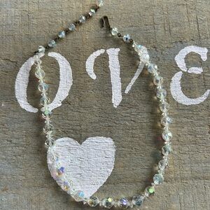4/$100 AB boralis Elegant Crystal Beaded Necklace 13-15 inch